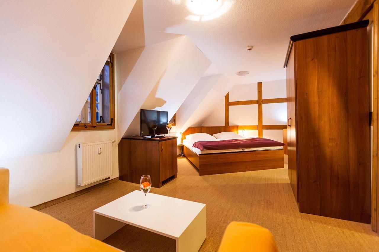 Hotel Haus Im Sack Jena Bagian luar foto